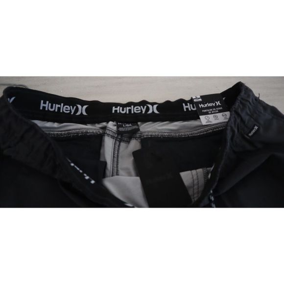 Hurley HFA21VMB 02546 Men's Sz L Dark Stone Gray Nylon Stretch Twill Joggers $60 - Picture 8 of 10